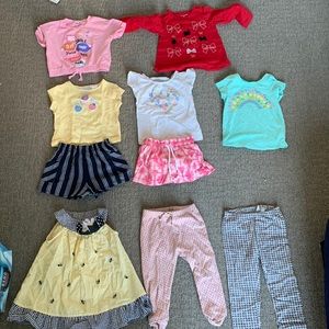 2T and 24N toddler clothes; all in great shape and washed (not ironed)